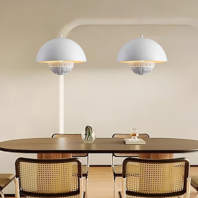Semi Circular Metal Pendant Lamp M345