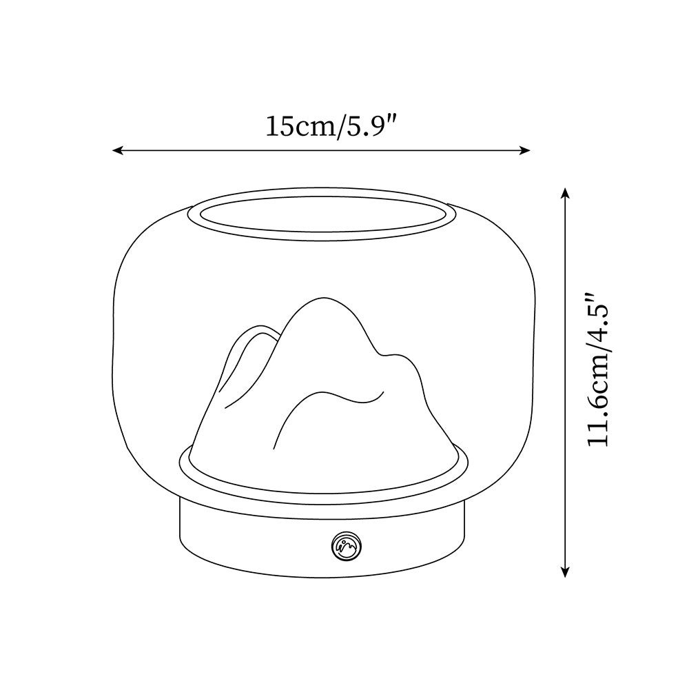 Warm Mountain Table Lamp M300