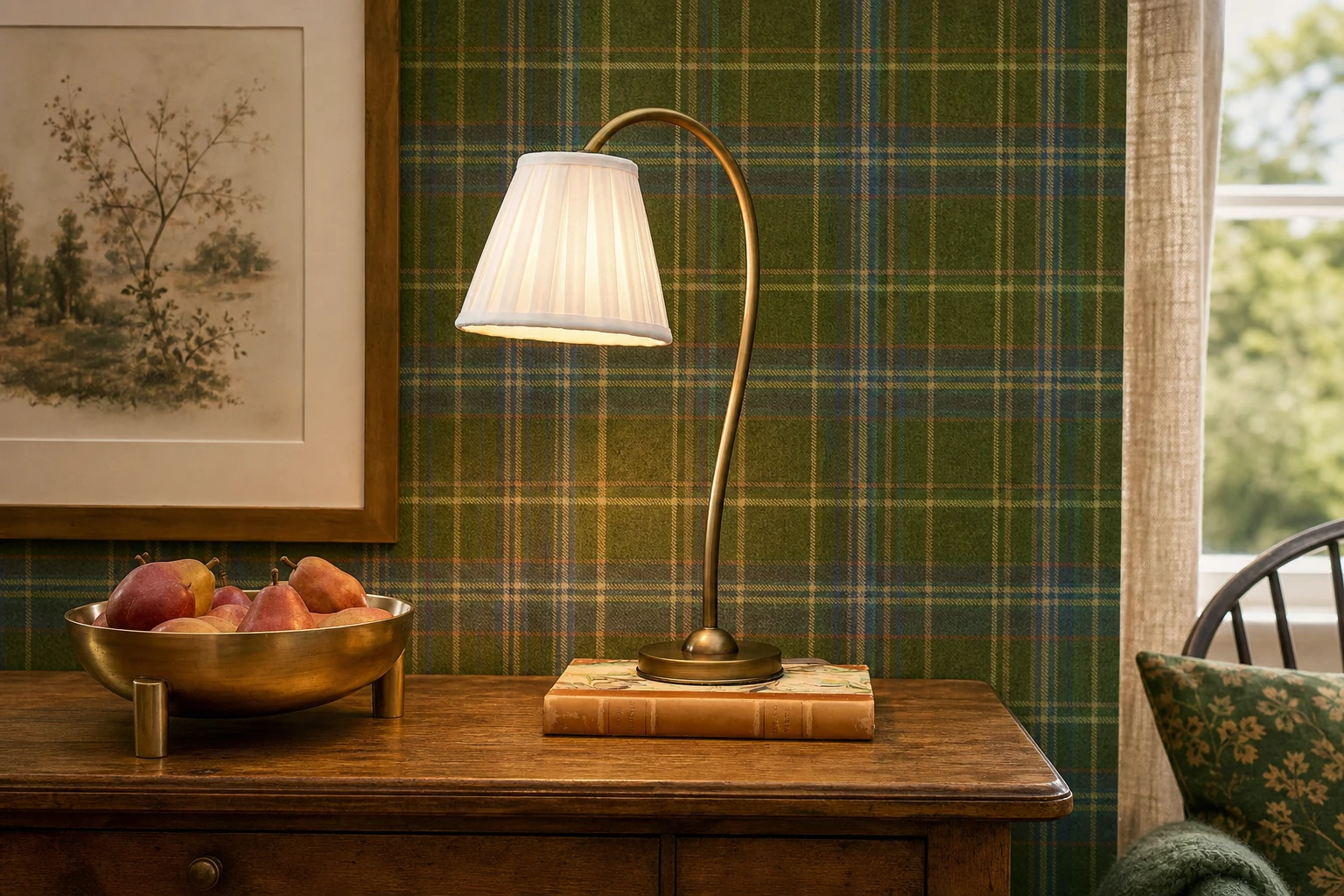 Lampe de table Luvora dans une scène de style de vie mettant en contexte le produit