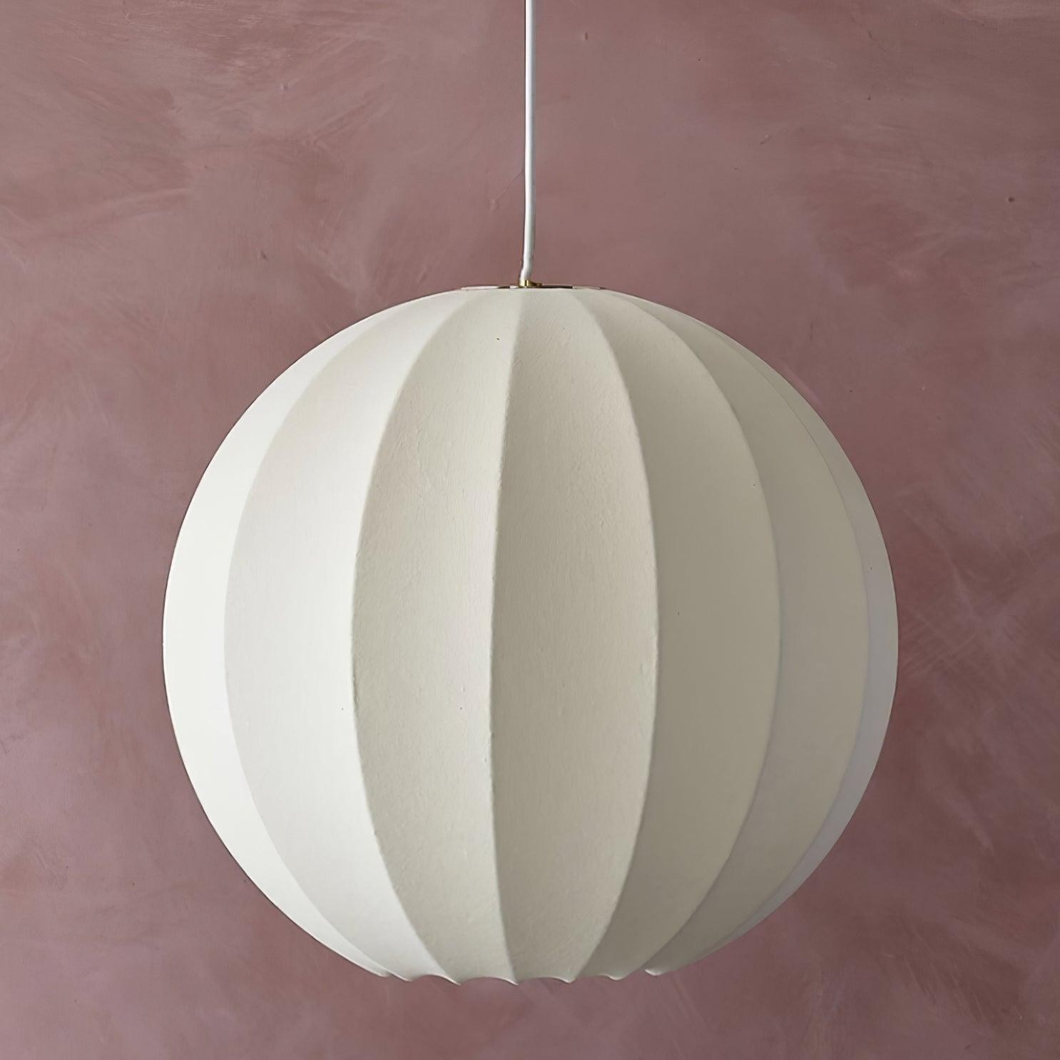 Creative Japanese Minimalist Silk Pendant Lamp For Restaurant M462