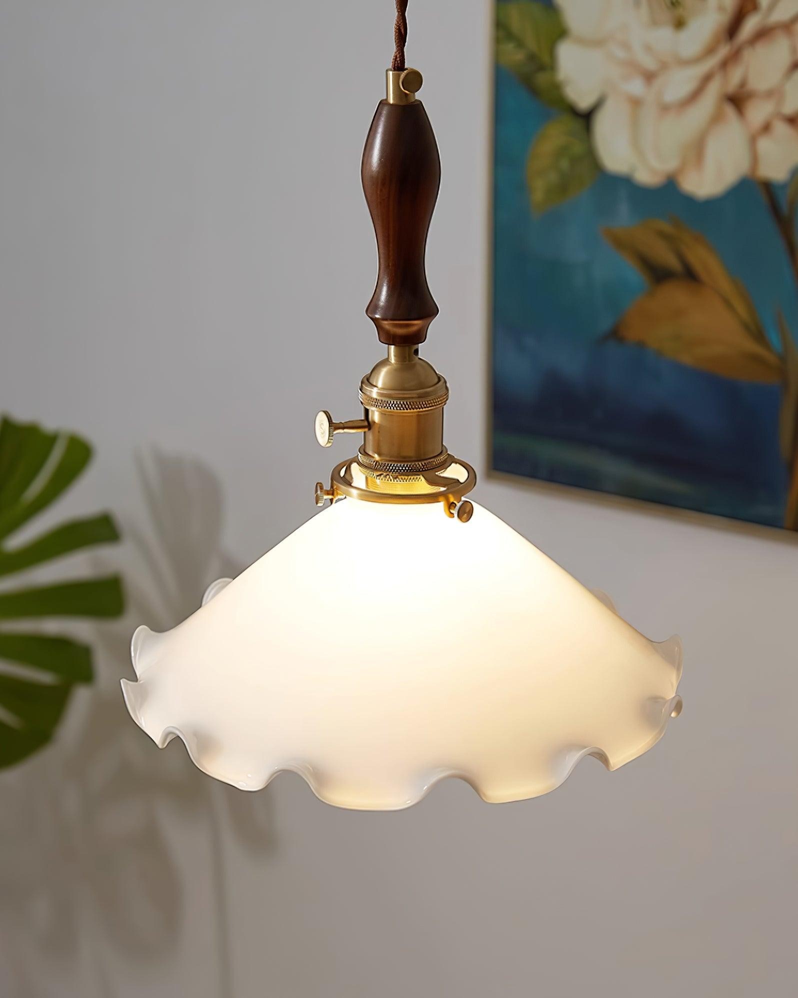 Milky Flower Pendant Light M354