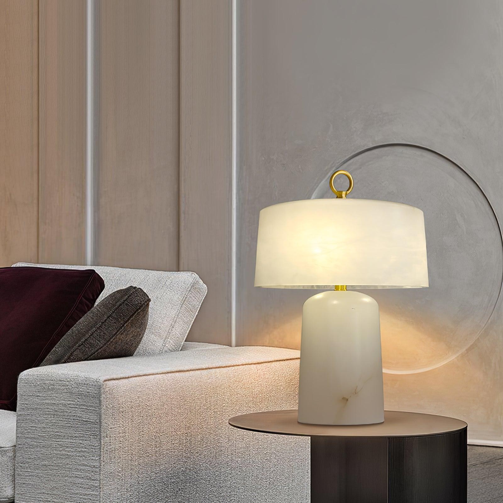 Light Luxury Style Marble Stone Table Lamp M583
