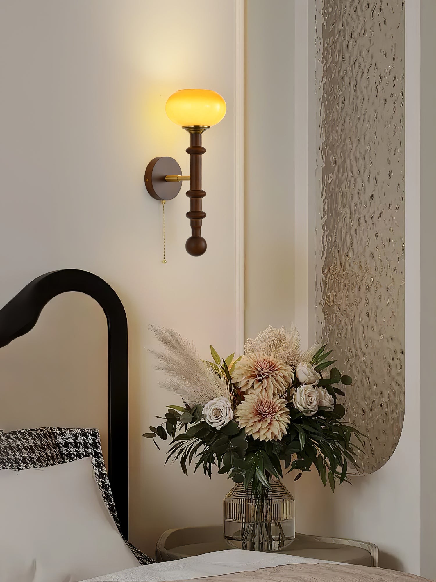 Retro Solid Wood Series Wall Lamp M523