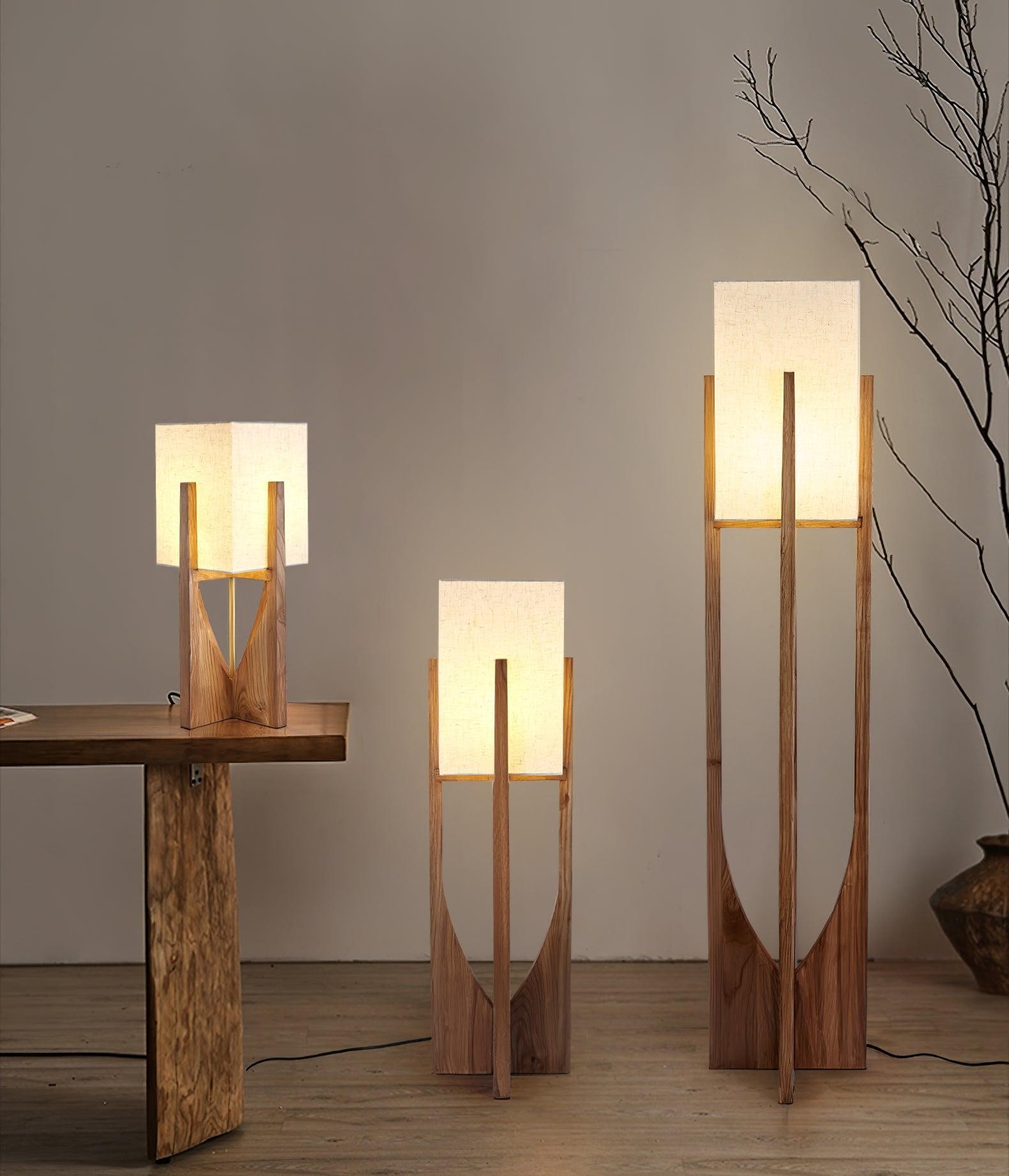 Vintage Wabi Style Floor Lamp M382