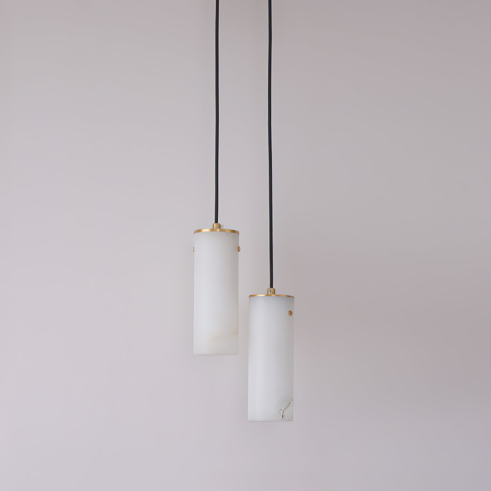 Nula Vertical Alabaster Pendant Light D426