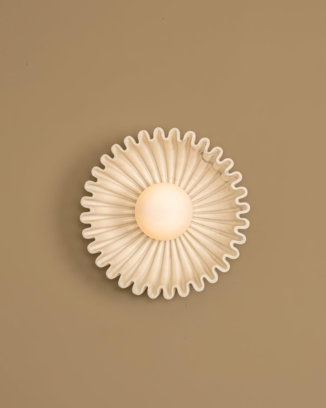 Plastic Lampshade Ceramic Flower Wall lamp M285