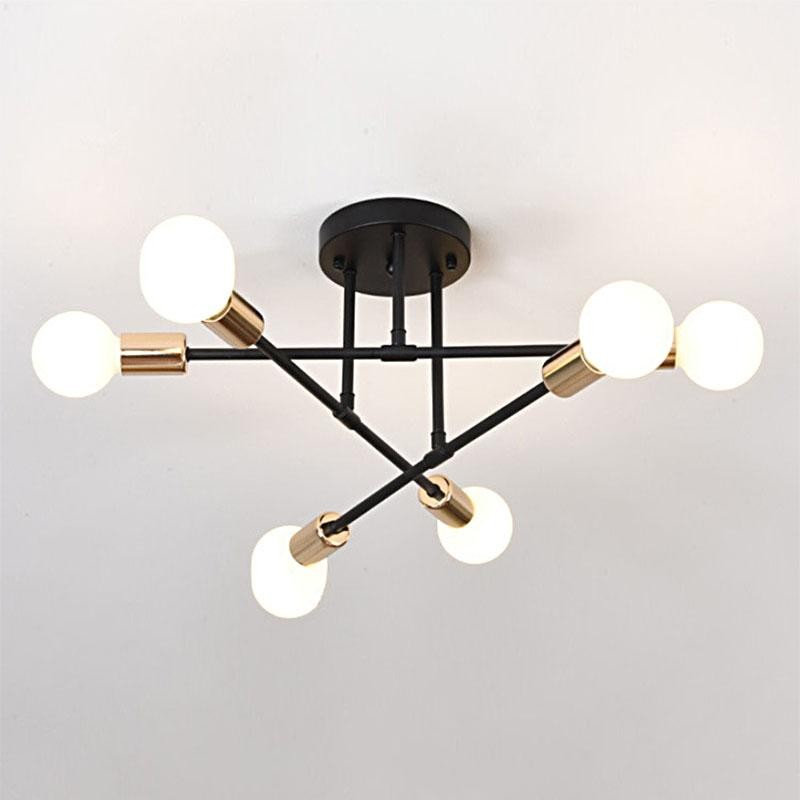 Smuxi 6/8 Head LED Industrial Iron Ceiling Light