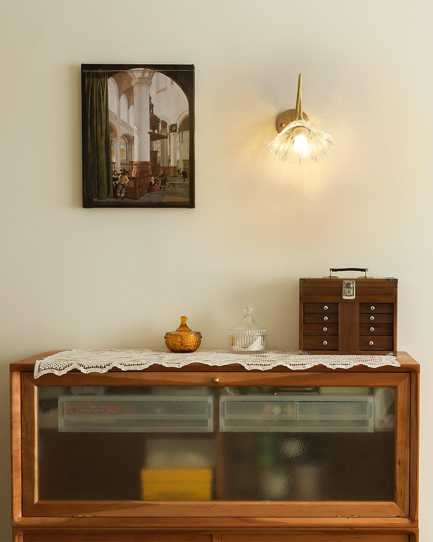 Century Lotus Leaf Wall Lamp M397