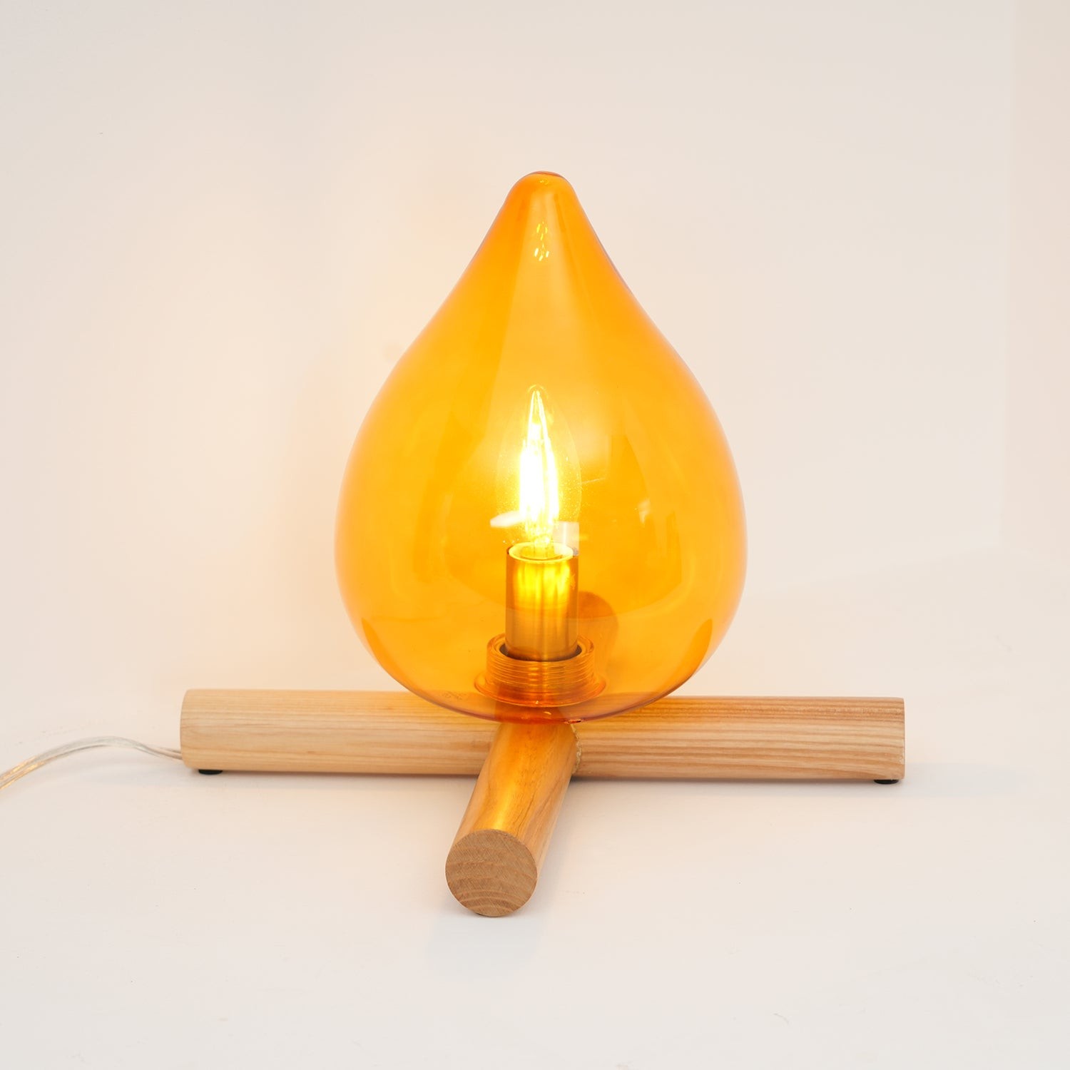 Funny Fire Shape Small Flame Table Lamp M155