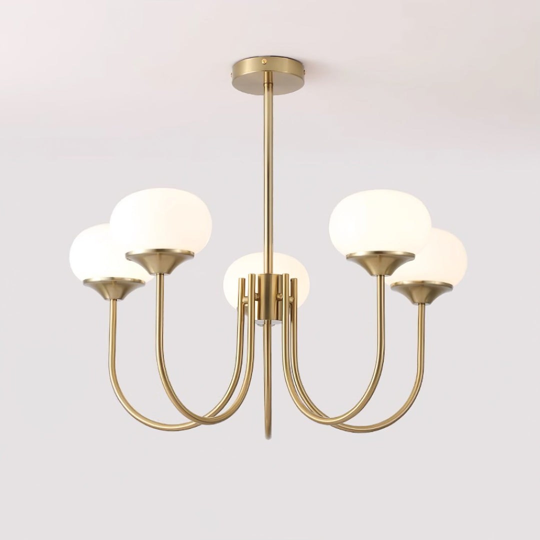 Nordic Bauhaus Glass Marshmallow Chandelier S168