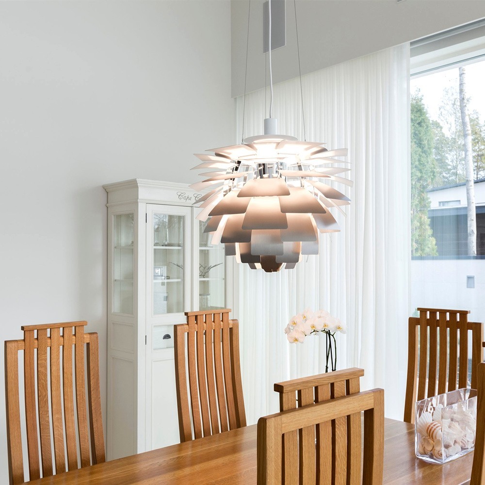 Modern Sculptural Layered Pendant Light