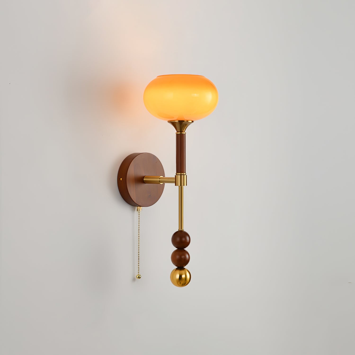 Retro Solid Wood Series Wall Lamp M523