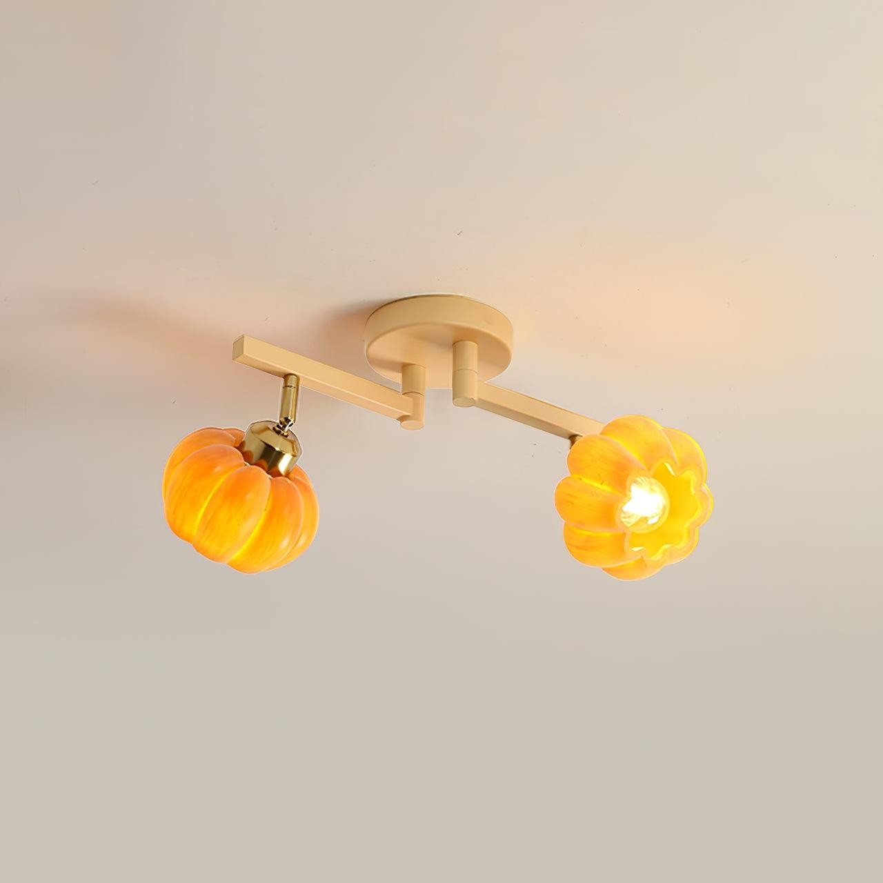 Pumpkin Flower Ceiling Lamp M315