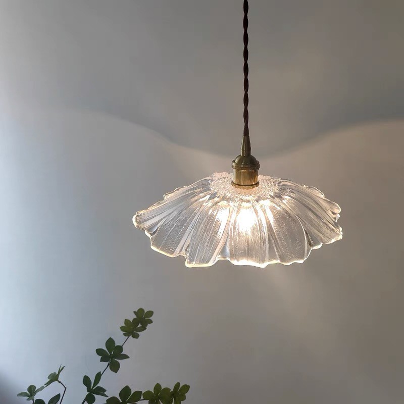 Tiffany Lotus Glass Pendant Light S55