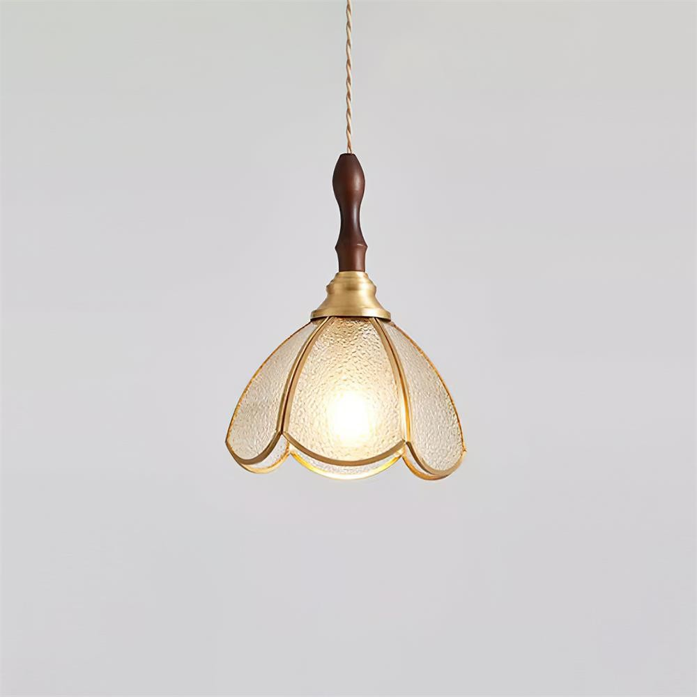 Vintage Tiffany Stanied Glass Pendant Lamp M336