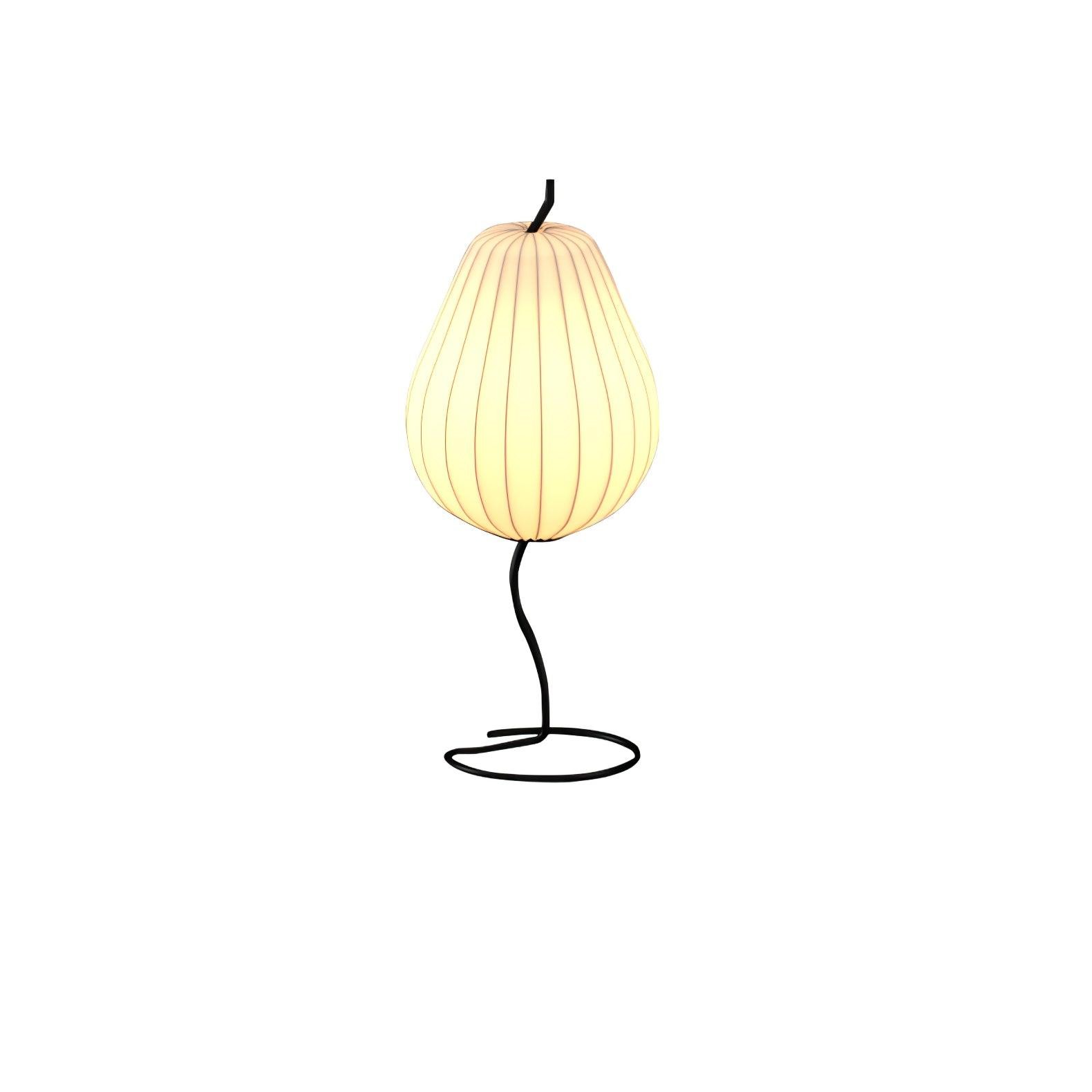 Pear-shaped Shite Floor Lamp Suitable For Living Room M35