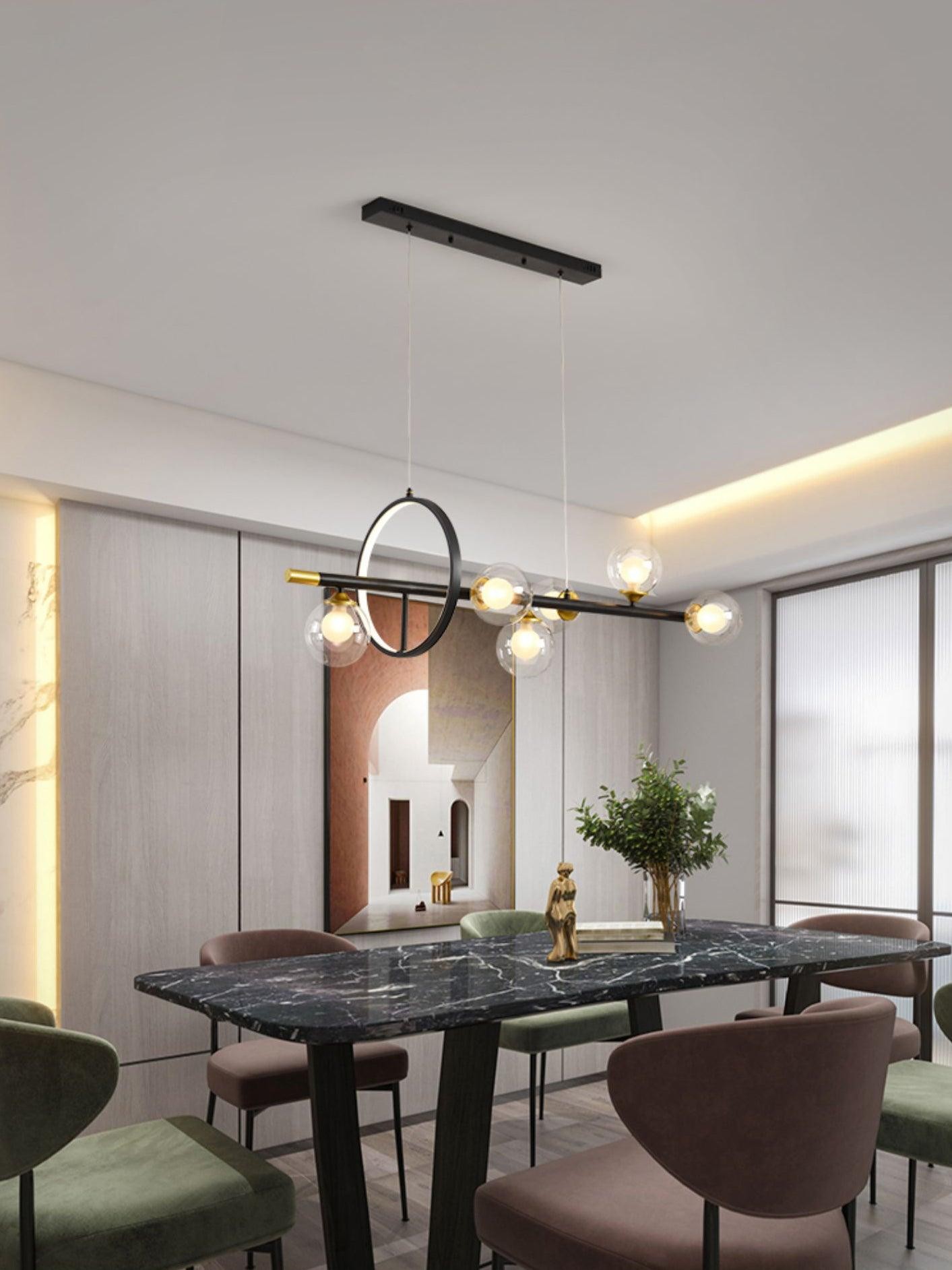 Creative Horizontal Long Bar Chandelier M68