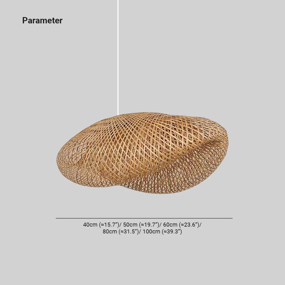 Aira Handwoven Natural Bamboo Pendant Light D773