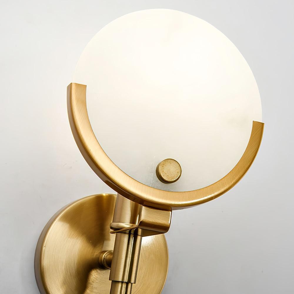 Metal Brass Spherical Bedroom Wall Lamp M88