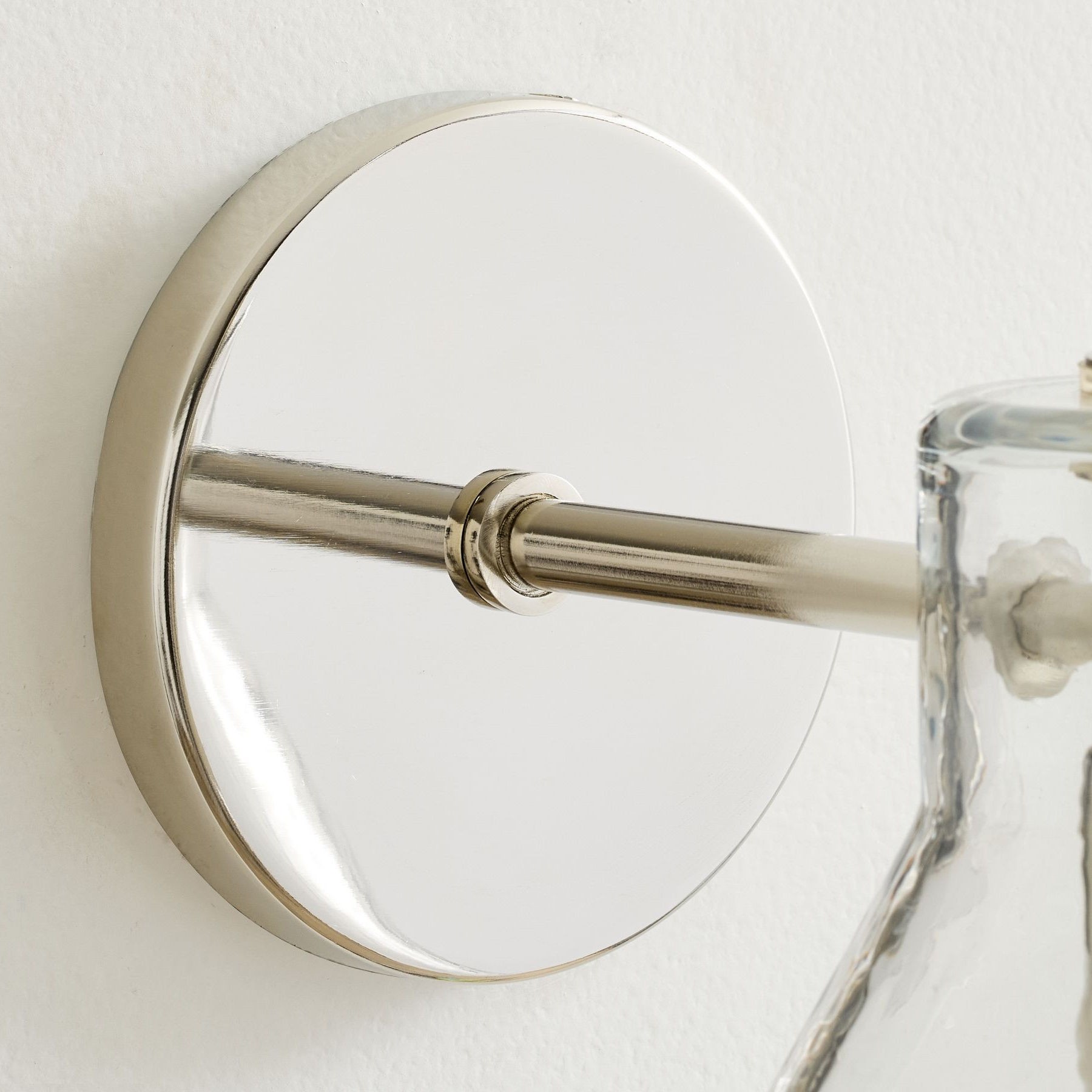 Glavira Recycled Glass Double Sconce - Indoor Brass Wall Lighting T049