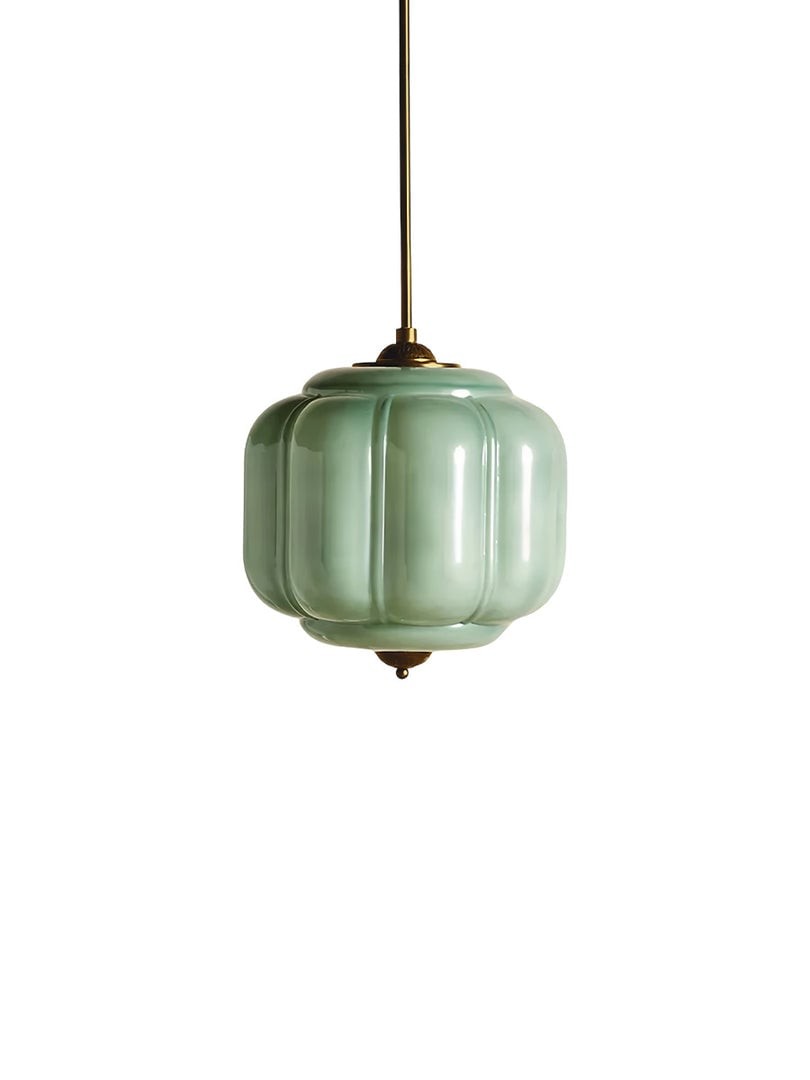 Eloise Vintage Glass Chandelier - Milk Glass Home Accent T289