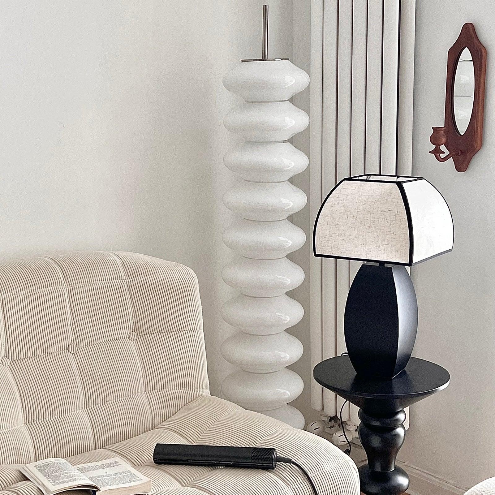 Retro Metal Mushroom Fabric Table Lamp M549