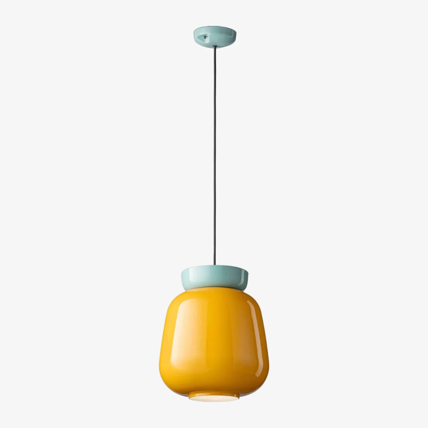 Fiesta Colorful Bowl-Shaped Ceramic Pendant Light for Dining Room T068