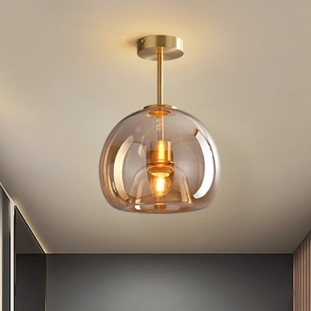 Retro Bubble Concave Glass Ceiling Lamp M104