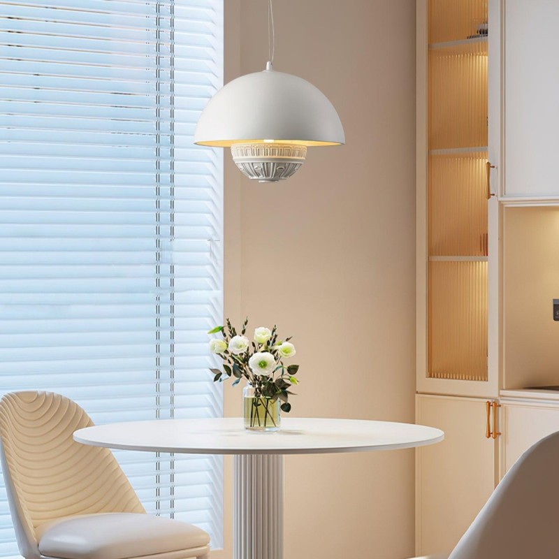 Semi Circular Metal Pendant Lamp M345