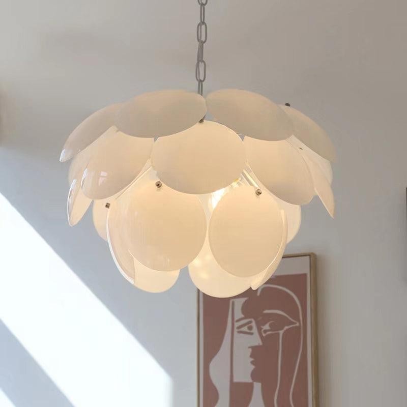 Luxury Fashion Luminous Petal Glass Chandelier M54