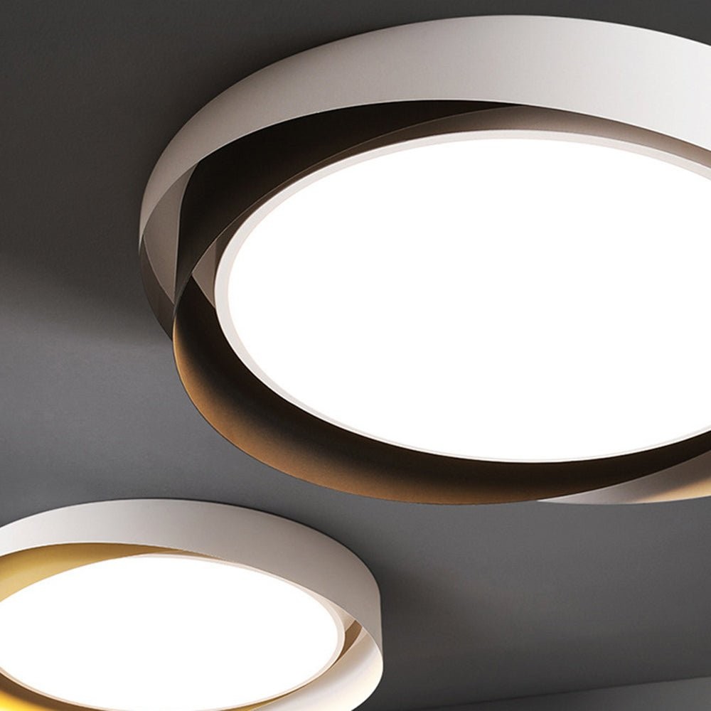 Nordic Style Modern Minimalist Wave Pattern Ceiling Lamp M528