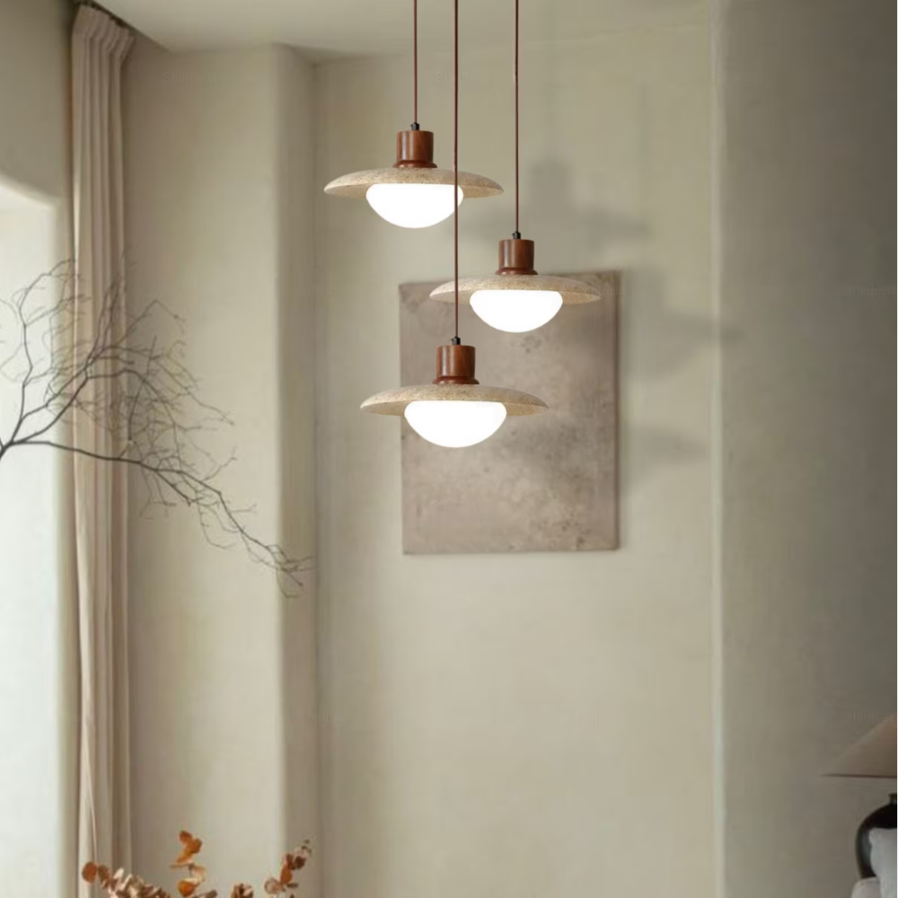 The Travertine Shining Rock Pendant Lamp D870