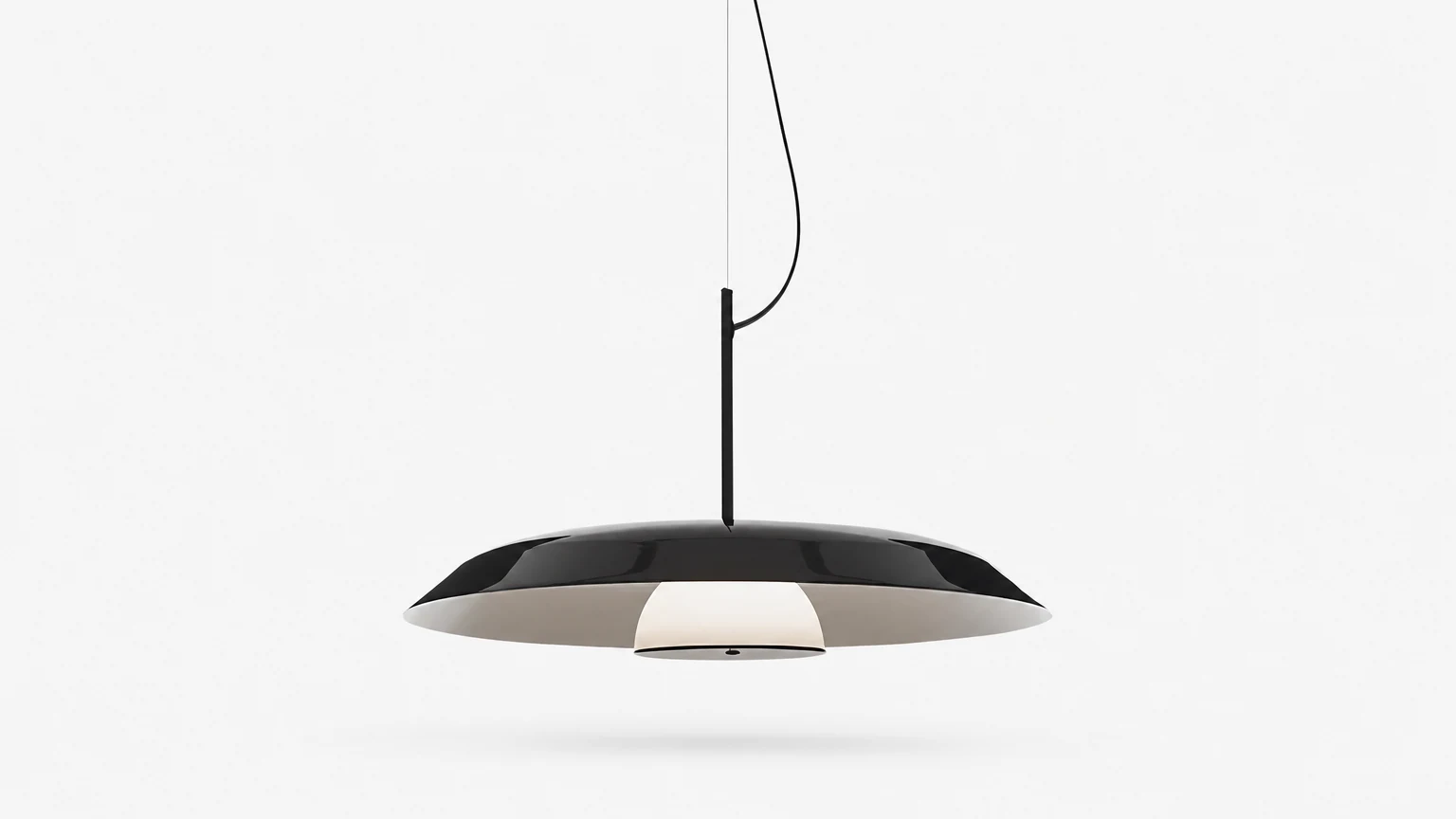 Francuska kreatywna metalowa lampa wisząca M550 w stylowym wnętrzu