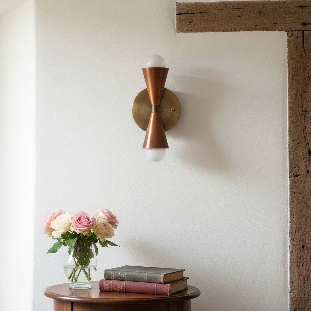 Pyralis Cone Linear Statement Wall Sconce - Modern Two Light Fixture T334