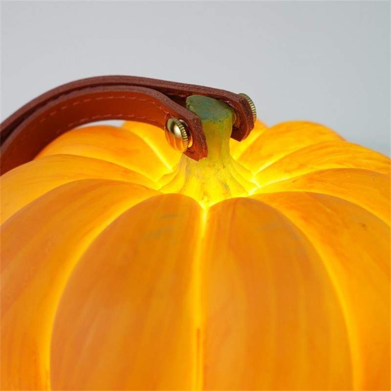 Pumpkin Resin Portable Table Lamp For Halloween Decorations S165