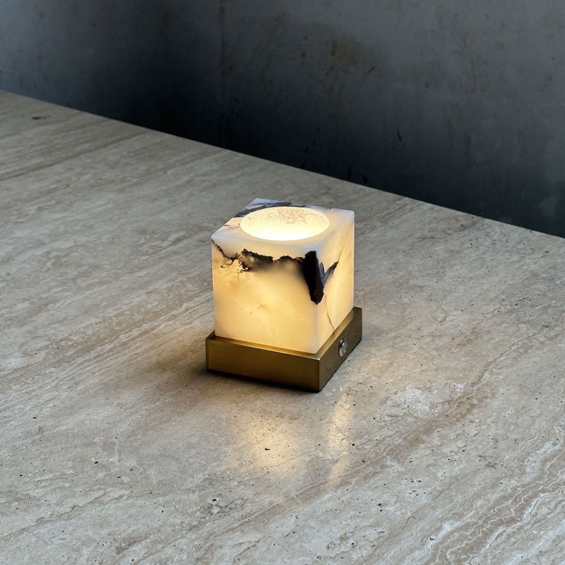 Cube Marble Table Lamp D574