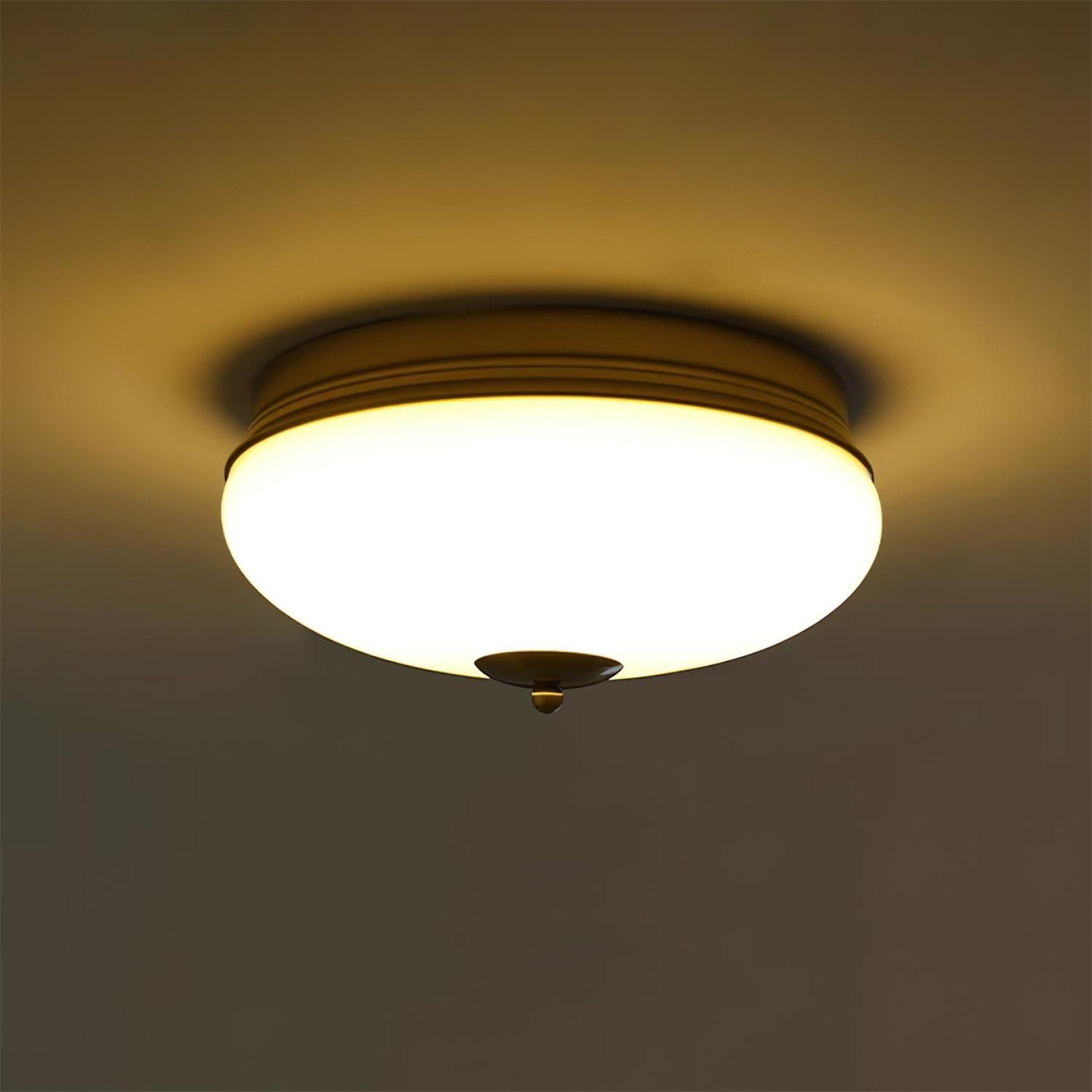 European Mid Century Cream Ceiling Light M242