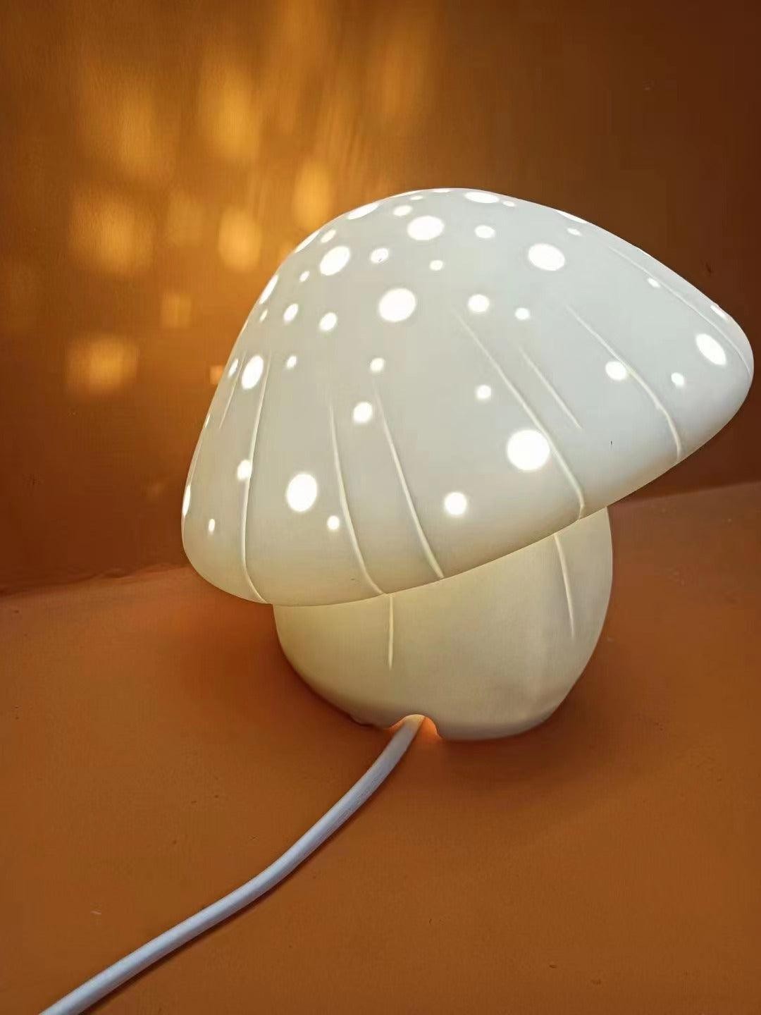 Cartoon Mushroom Skeletonized Table Lamp M468