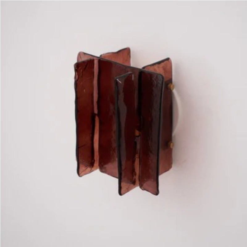 Lumiridge Modern Wall Light - Minimalist Design Metal Glass Fixture for Living Room T572