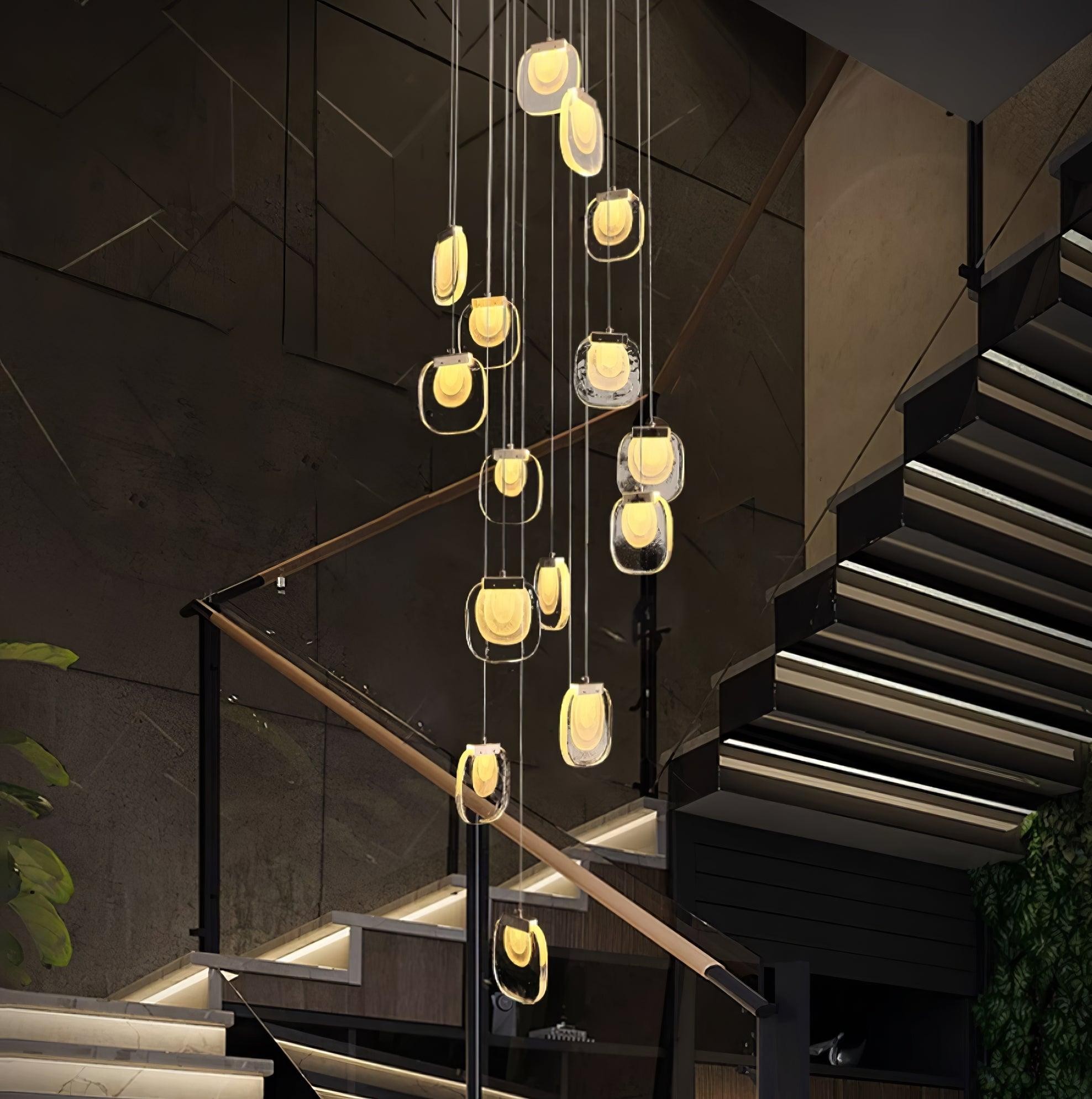 Glass Ripples Pendant Lamp M258