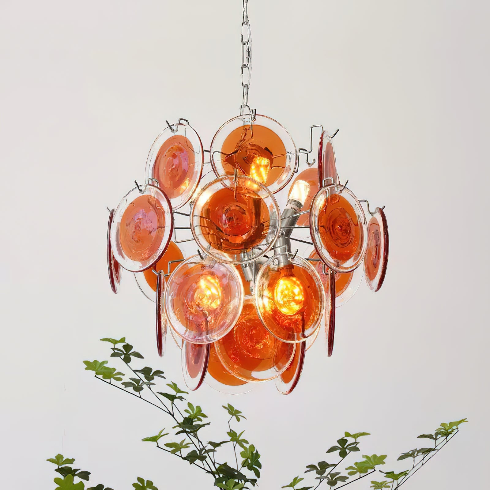 Neuvy Glass Chandelier D80