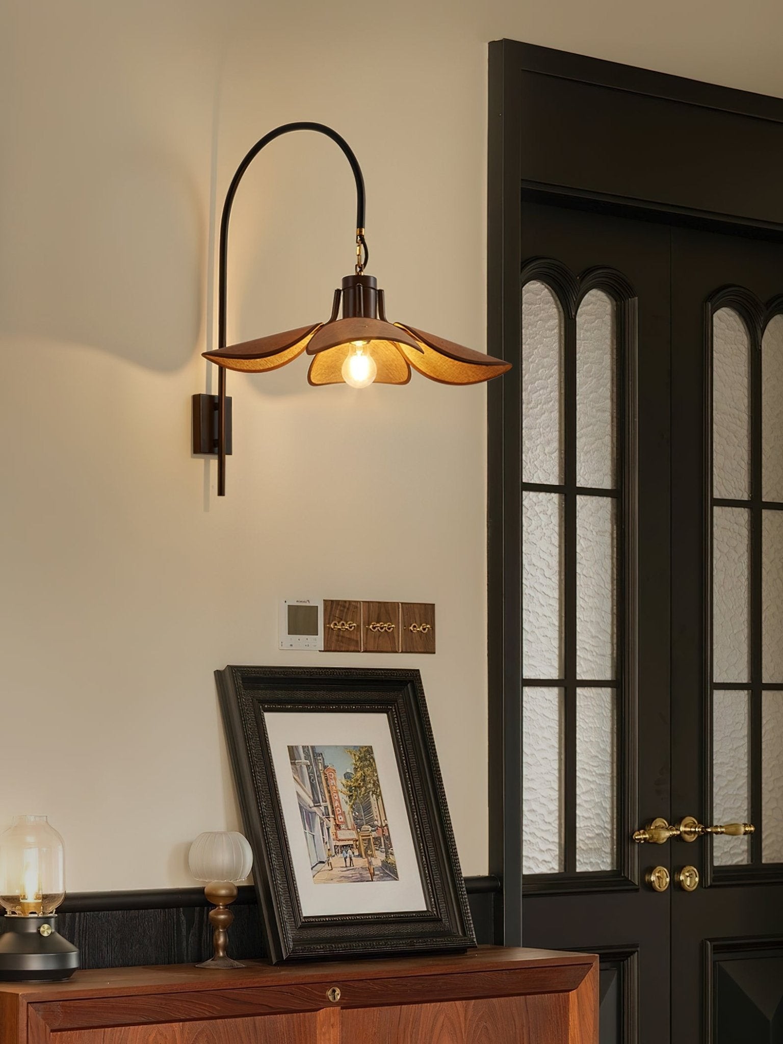 Retro Wabi-Sabi Style Petal Bloom Wall Lamp M33