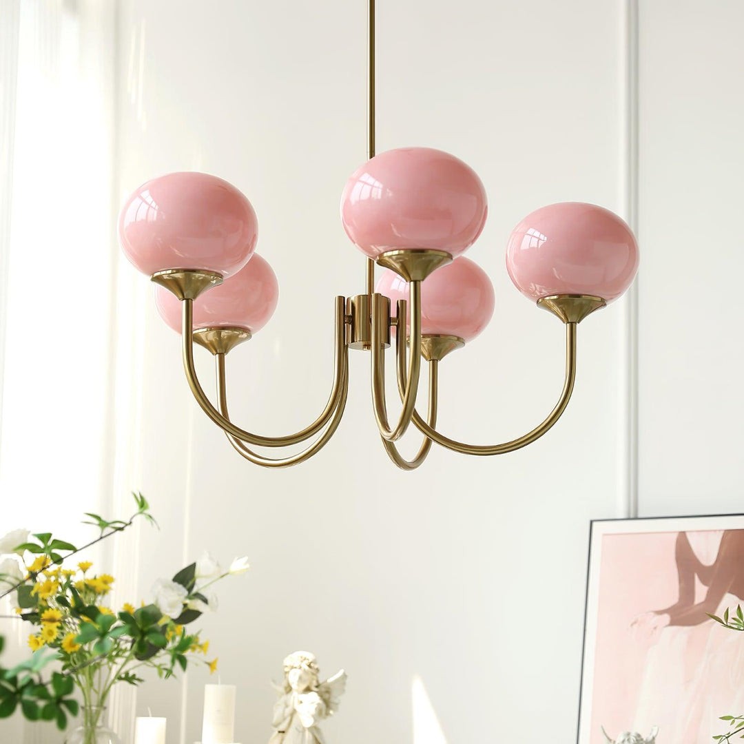 Nordic Bauhaus Glass Marshmallow Chandelier S168