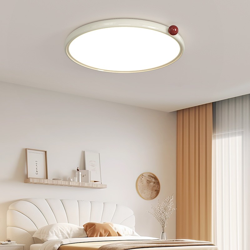 Minimalist Disc Cream Style Ultra-thin Ceiling Lamp M543