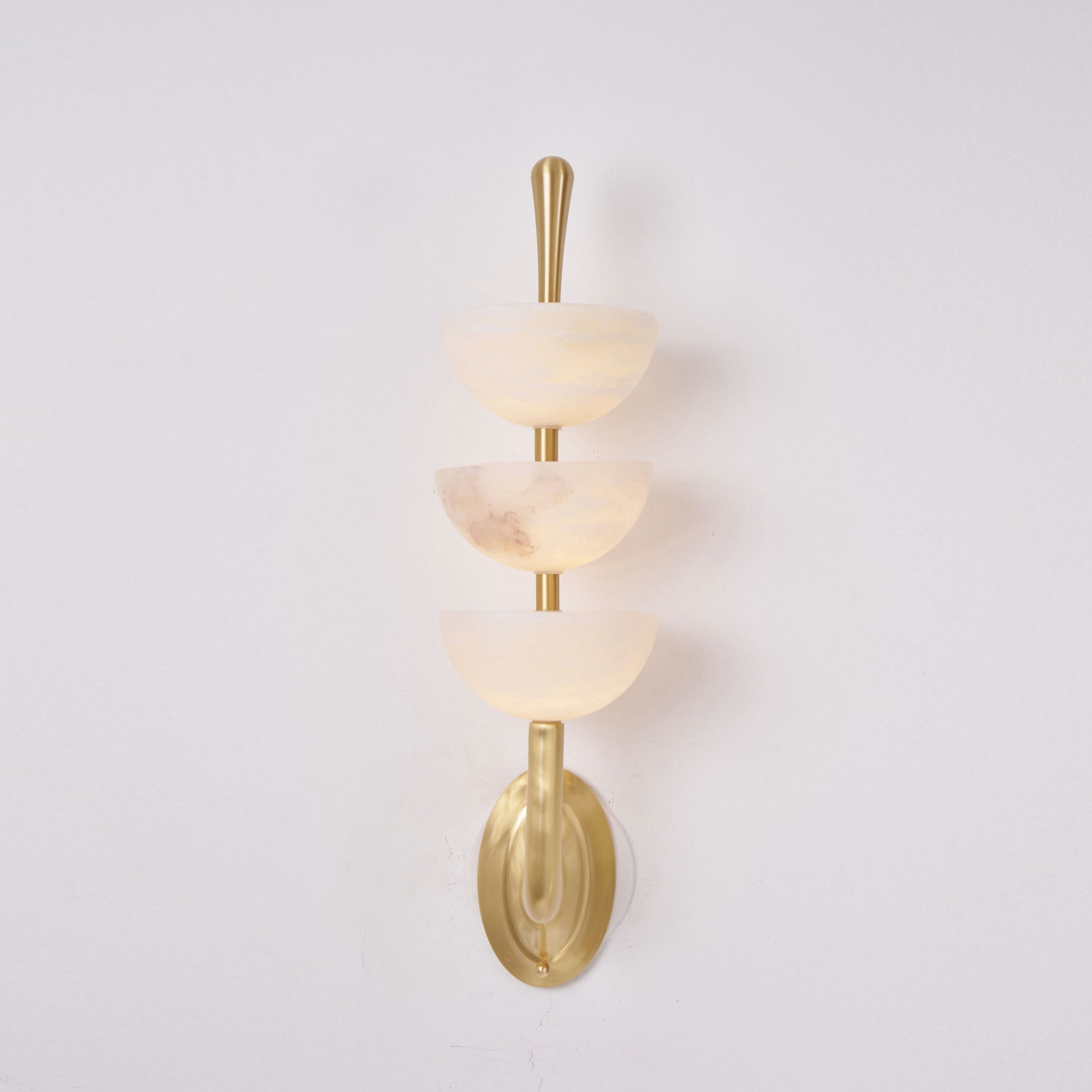 Triple Alabaster Wall Lamp D565