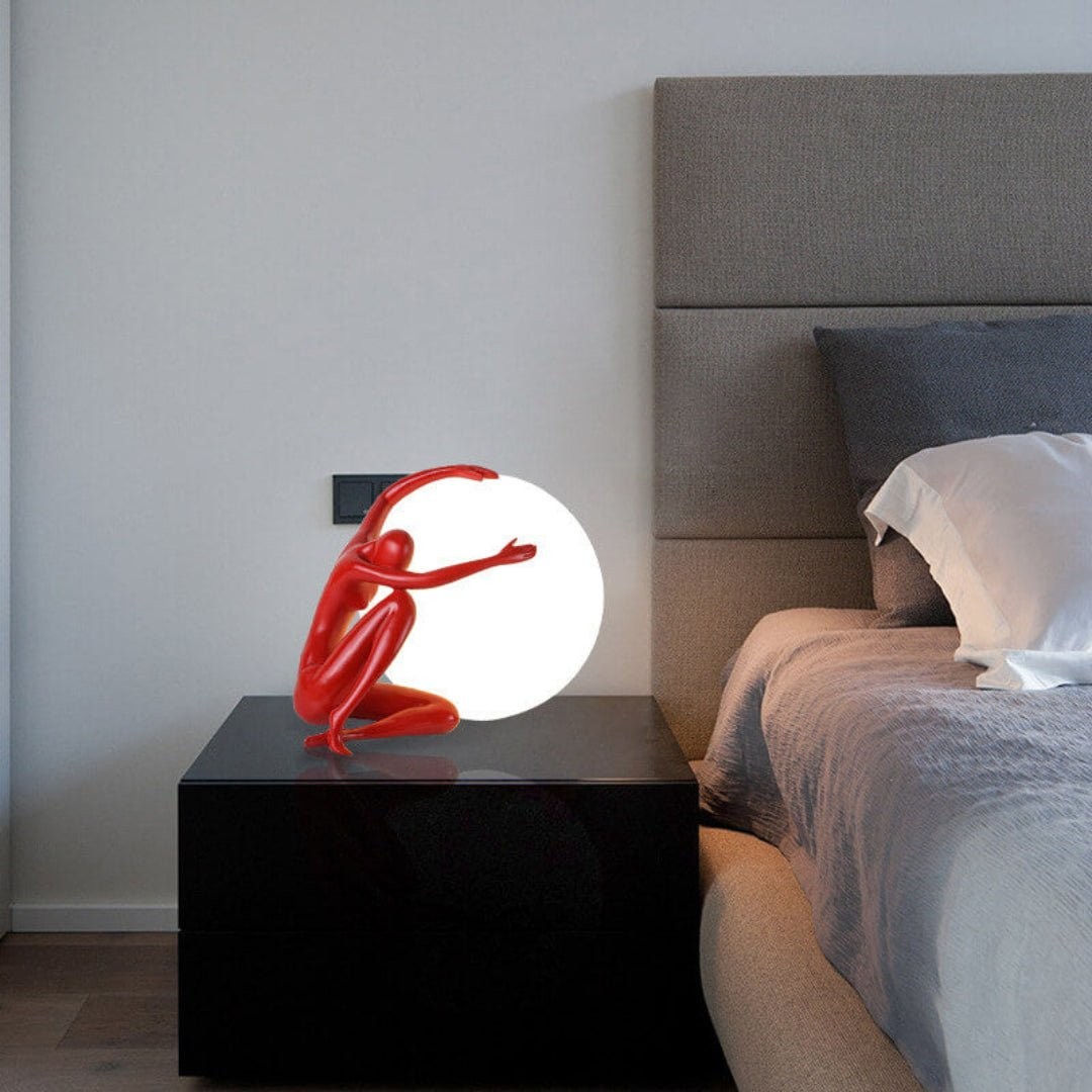 Humanoid Ball Holding Table Lamp M585