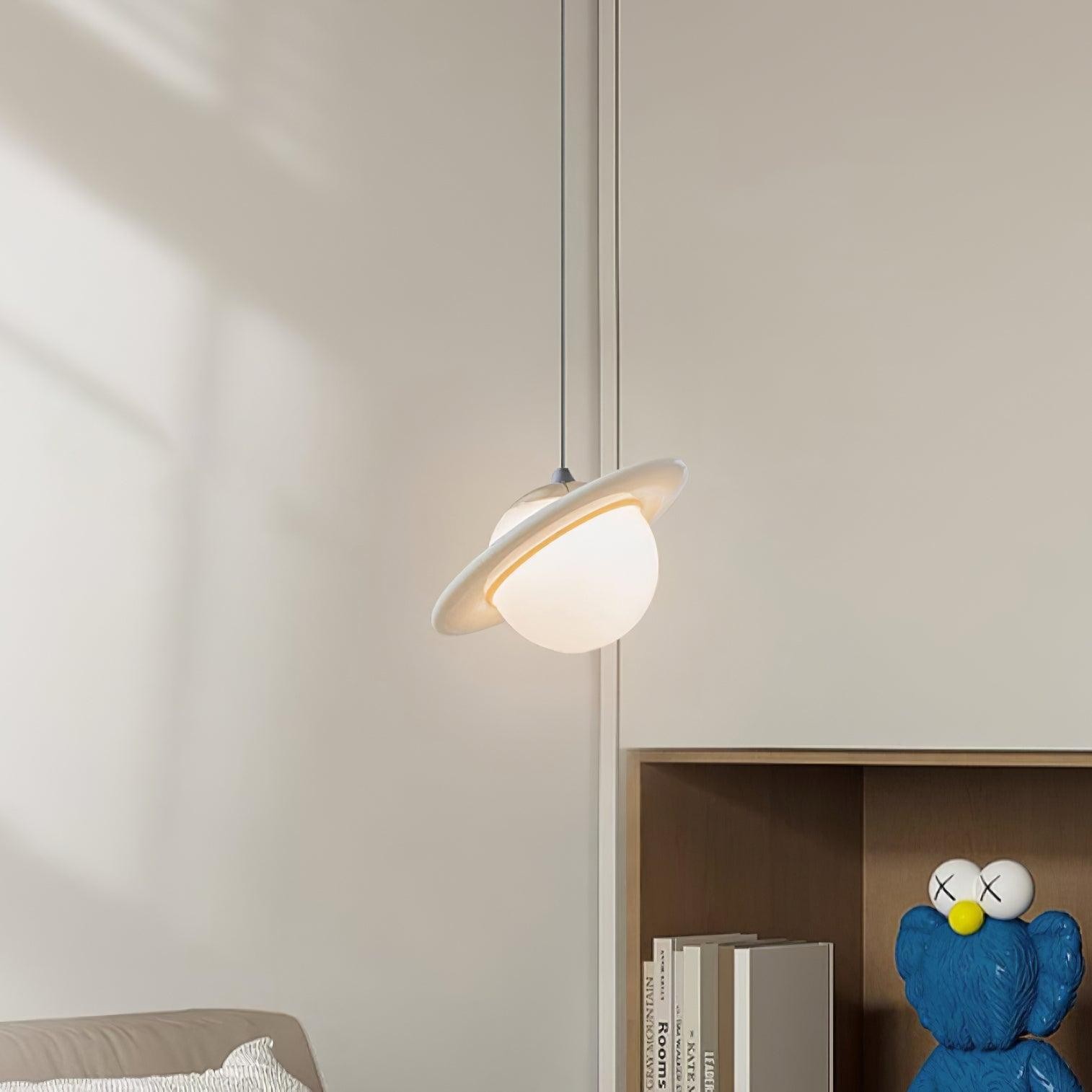 Romantic Saturn Planet Pendant Lamp for Bedroom M519