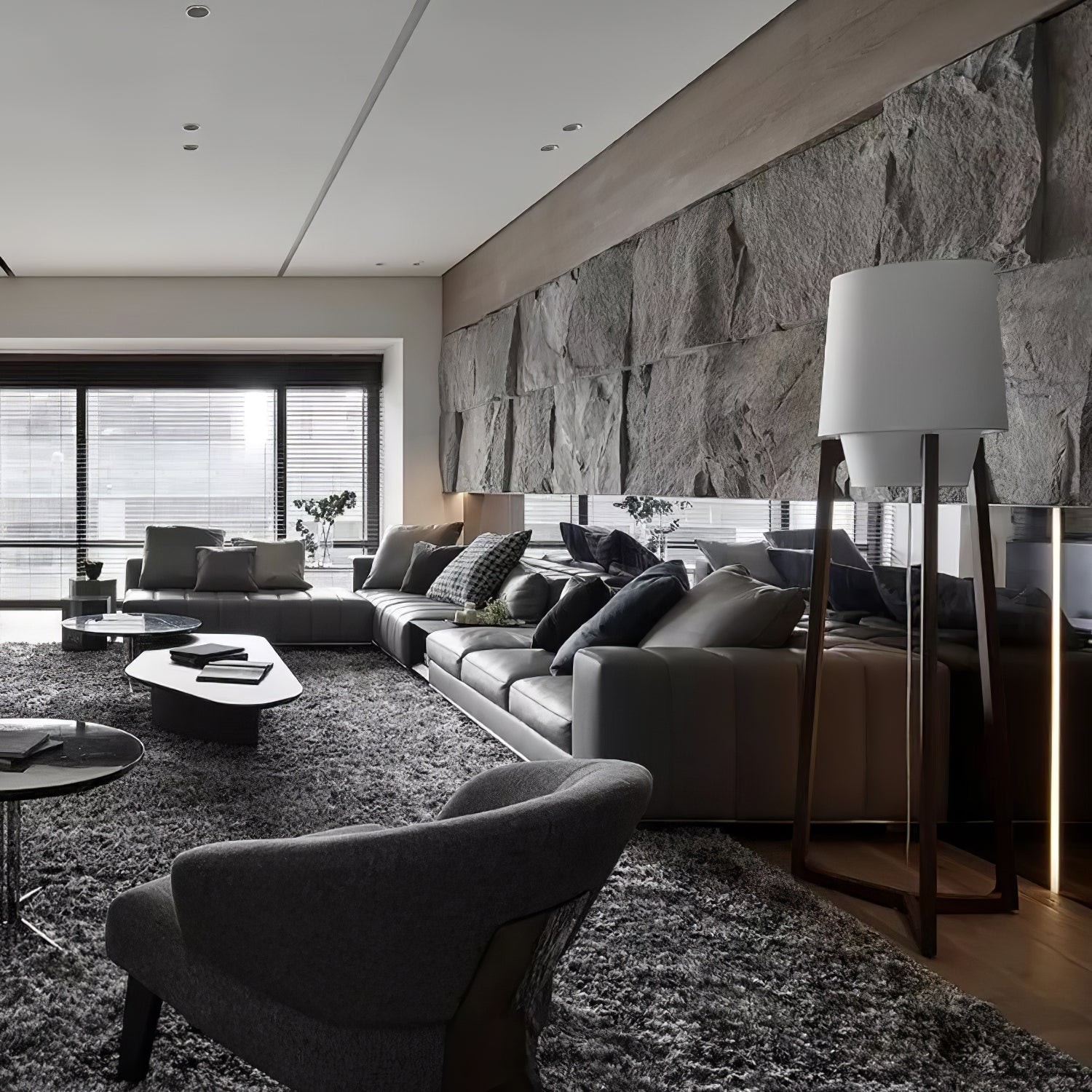 Modern Simple Chinese Style Solid Wood Floor Lamp M150