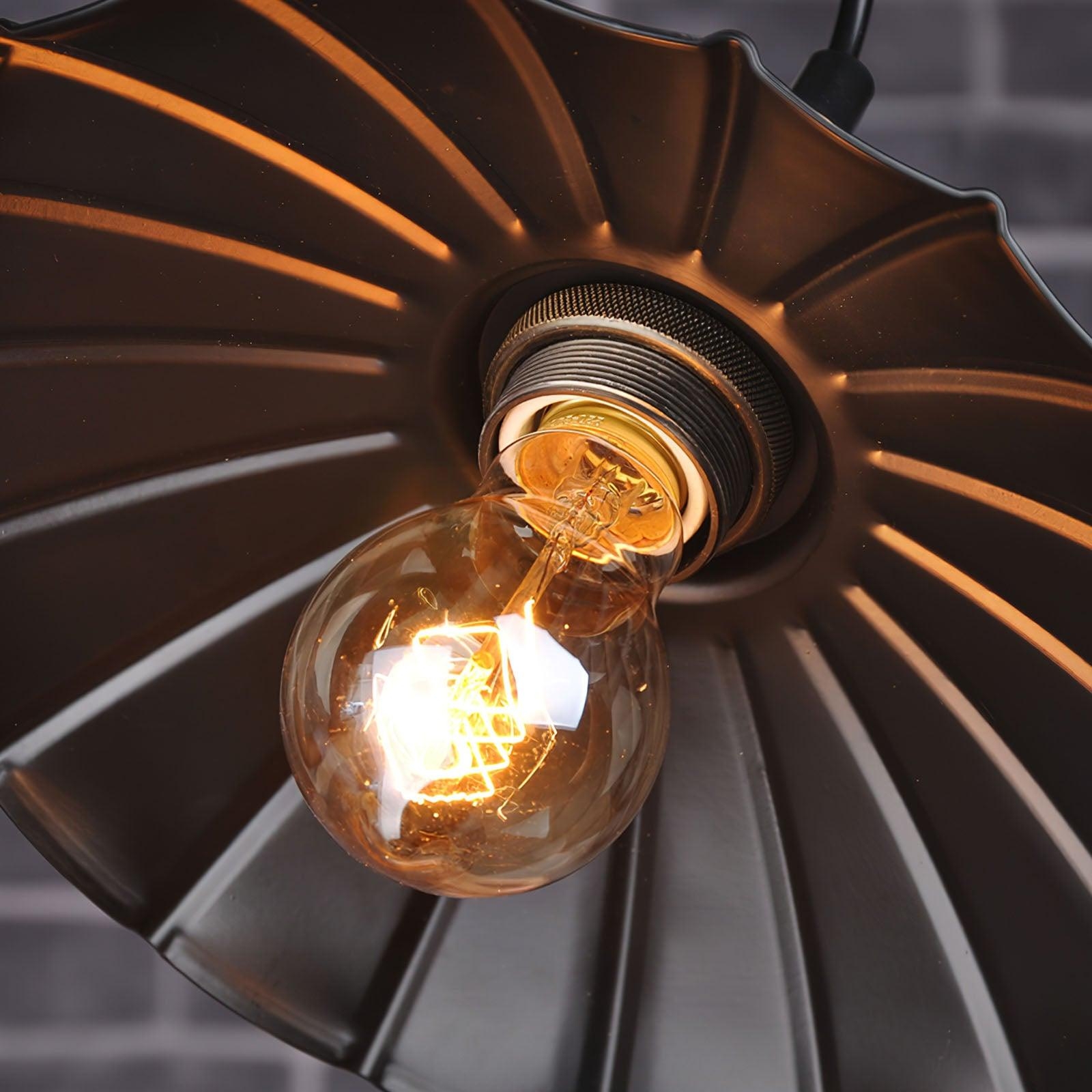 Black Skirt Pendant Light D359