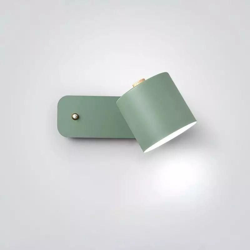 Swivel Cylinder Wall Mounted Night Light For Bedroom S27